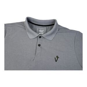 Vice Golf Polo Shirt Mens XL Gray Activewear Performance Casual Stretch